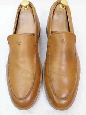 Amberjack size 10 Tan Leather Slip-On Loafers - Men